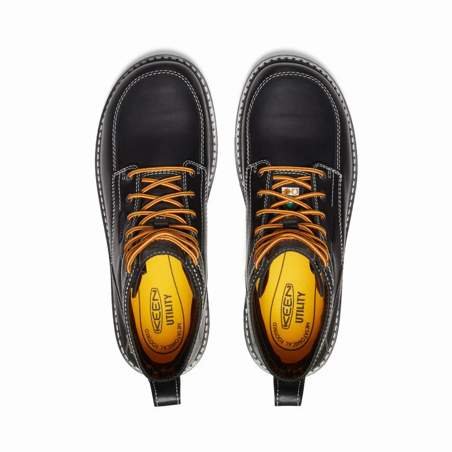 CSA Work Boot: San Jose 6" WP - Black Smooth Soles