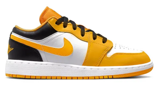 Wet Land Air Jordan 1 Low University Gold White (GS)