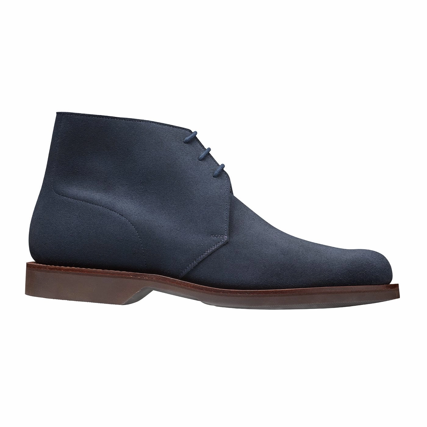 EVAOutsole Perfect For Hiking Chukka 4 Indigo Reverse Butt Suede