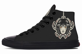Run Free Traditional Spider Girl Head High Tops