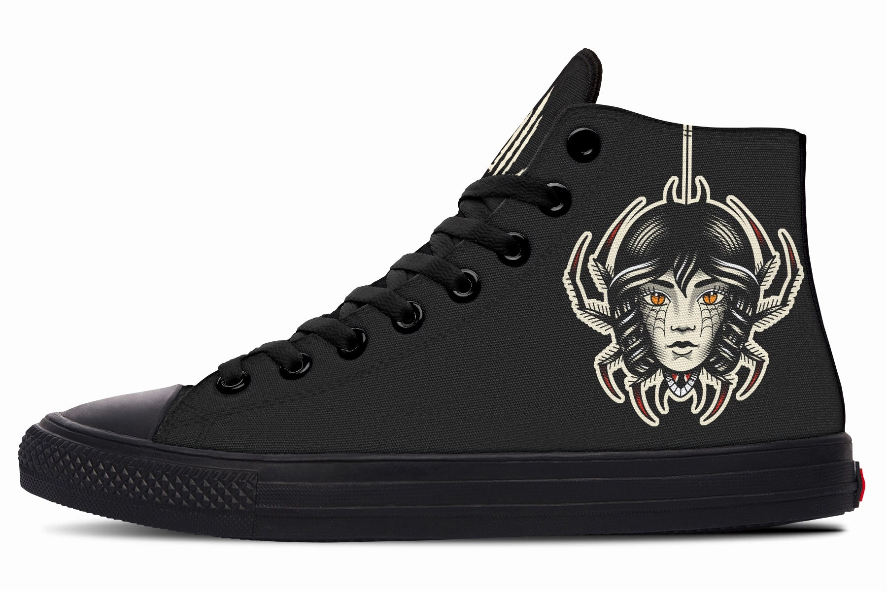 Run Free Traditional Spider Girl Head High Tops