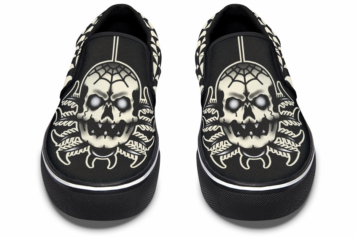 Rapid Motion Heat Free Skull Spider Slip On Shoes