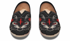 Demon Cat Casual Shoes Mesh Rubber Sole