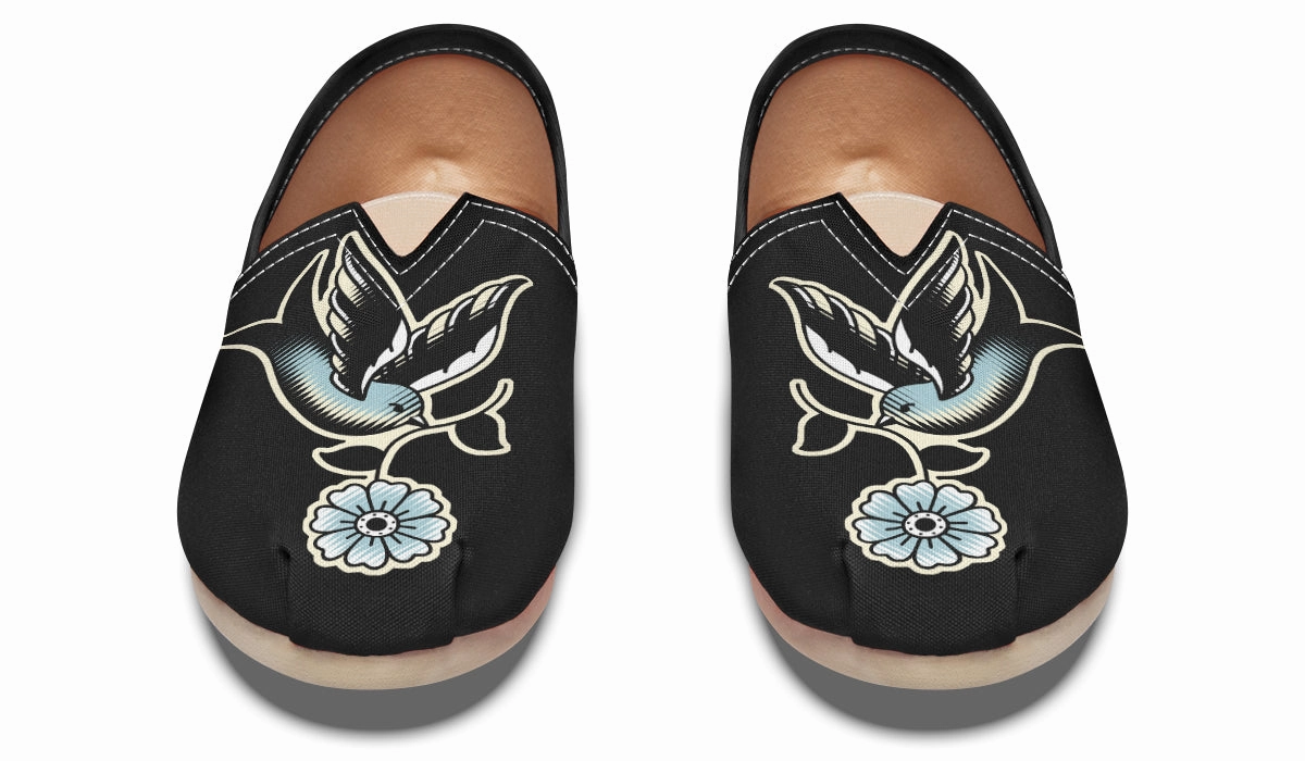 synthetic leather Traditional Swallow Casual Shoes