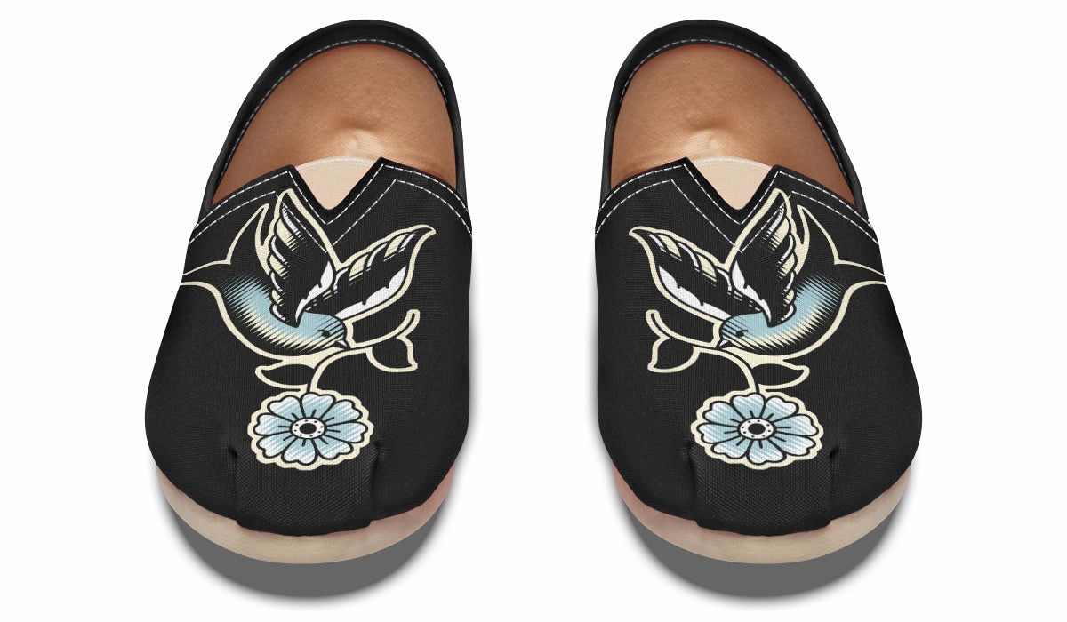 synthetic leather Traditional Swallow Casual Shoes