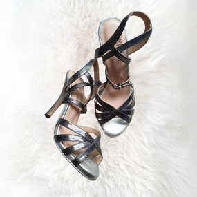 Diamante - Black Mirror Tango Dance Shoes (Leather Sole) Classy Boots