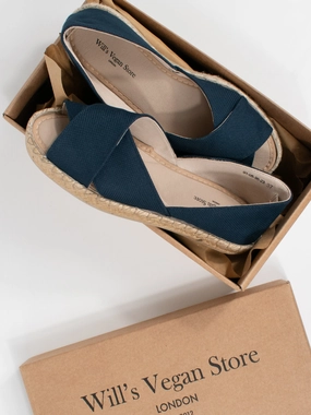 Recycled Espadrille Cross Over Straps Olive Tone Fashionable