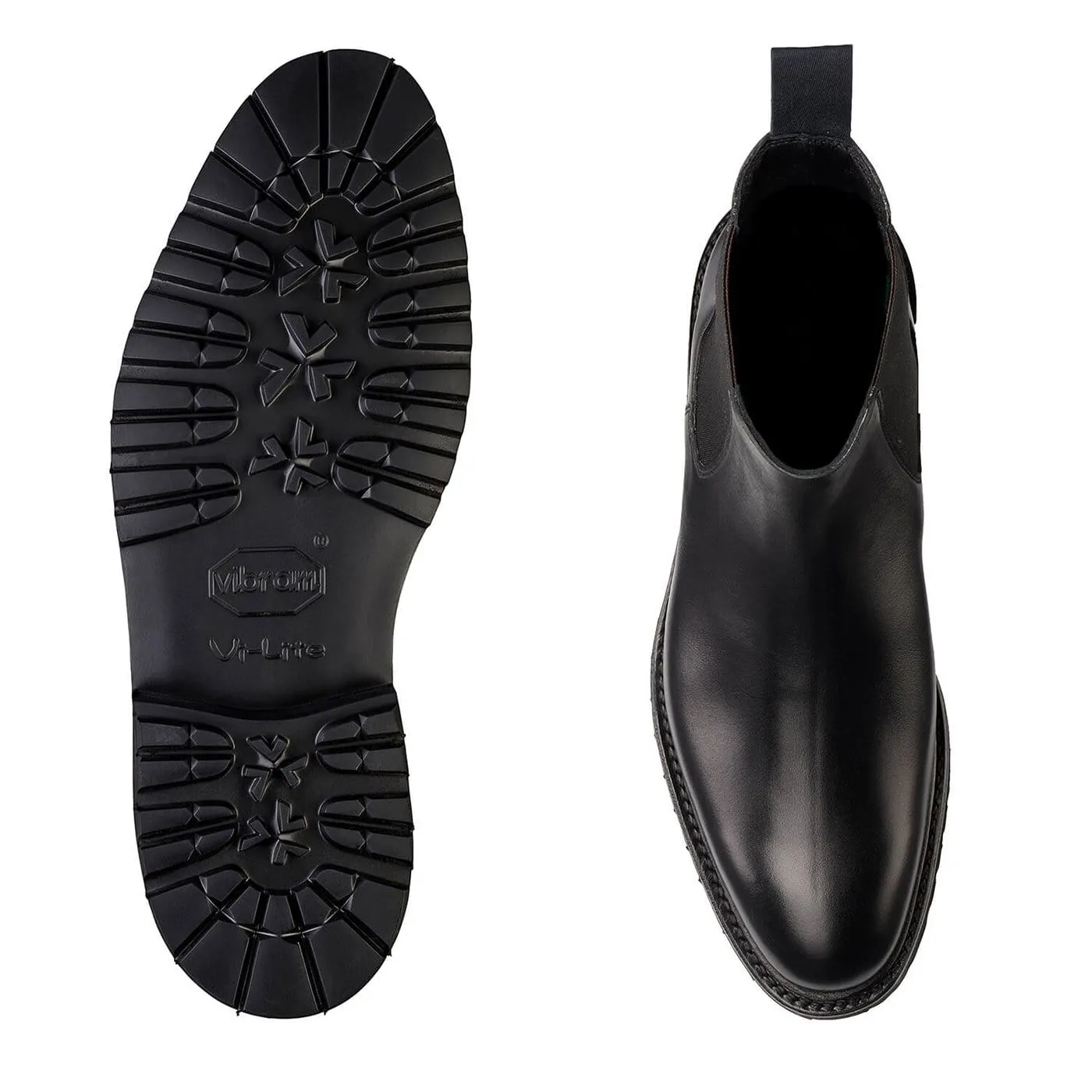 Comfort Stretch Stretchable Poppy Black Calf