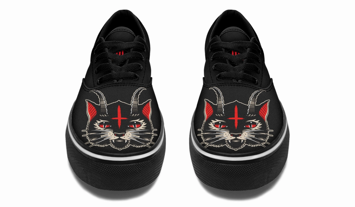 Demon Cat Classic Shoes Queen Fit