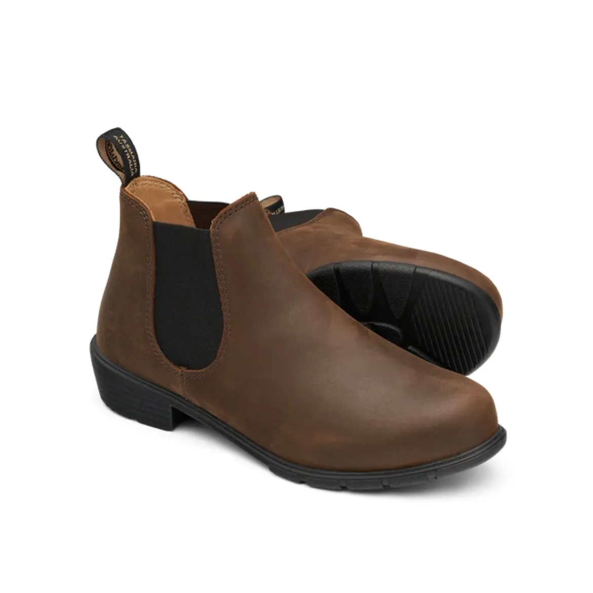 Mountain Side Lace Up Blundstone 1970 - Women's Series Low Heel Antique Brown