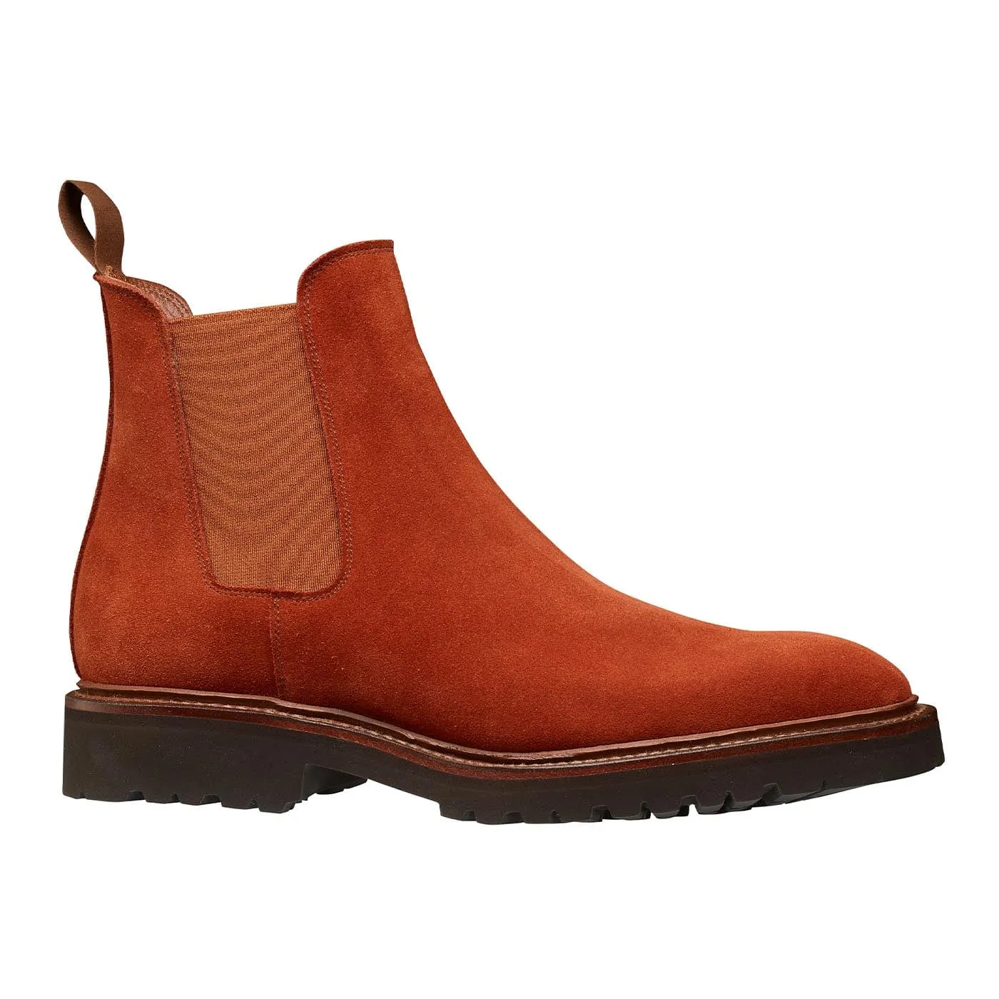 Poppy Terracotta Suede Rugged Walk