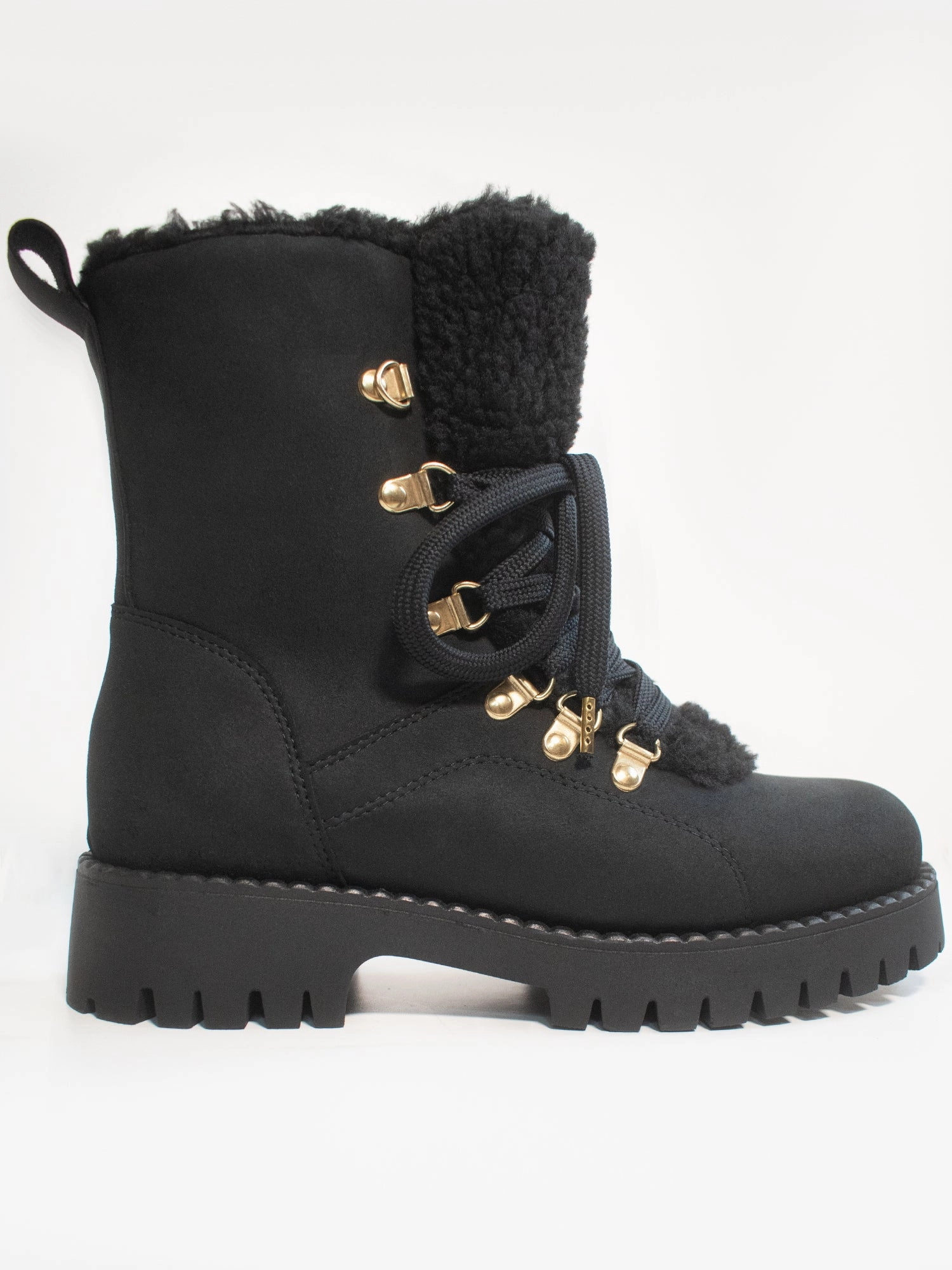 Urban Explorer Bootie Cut Recycled Vegan Shearling Boots