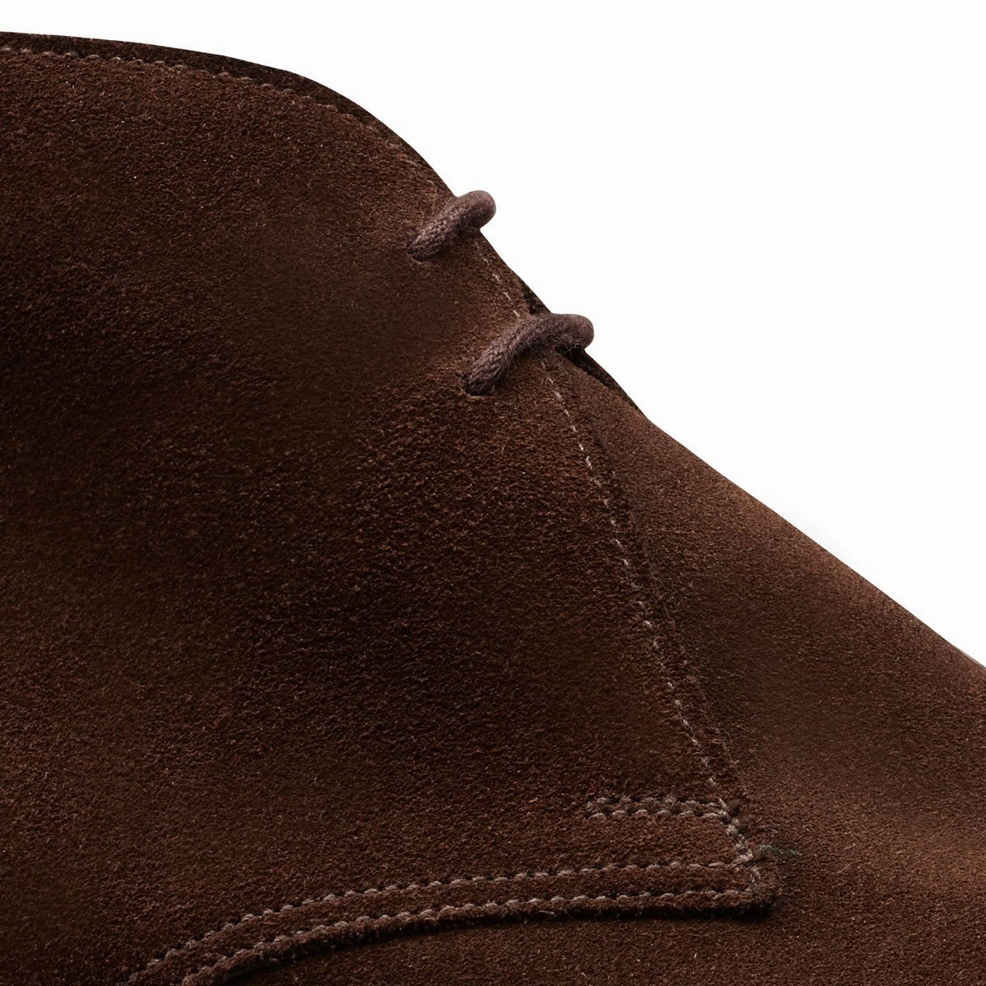 Tetbury Dark Brown Suede Slip-On Design