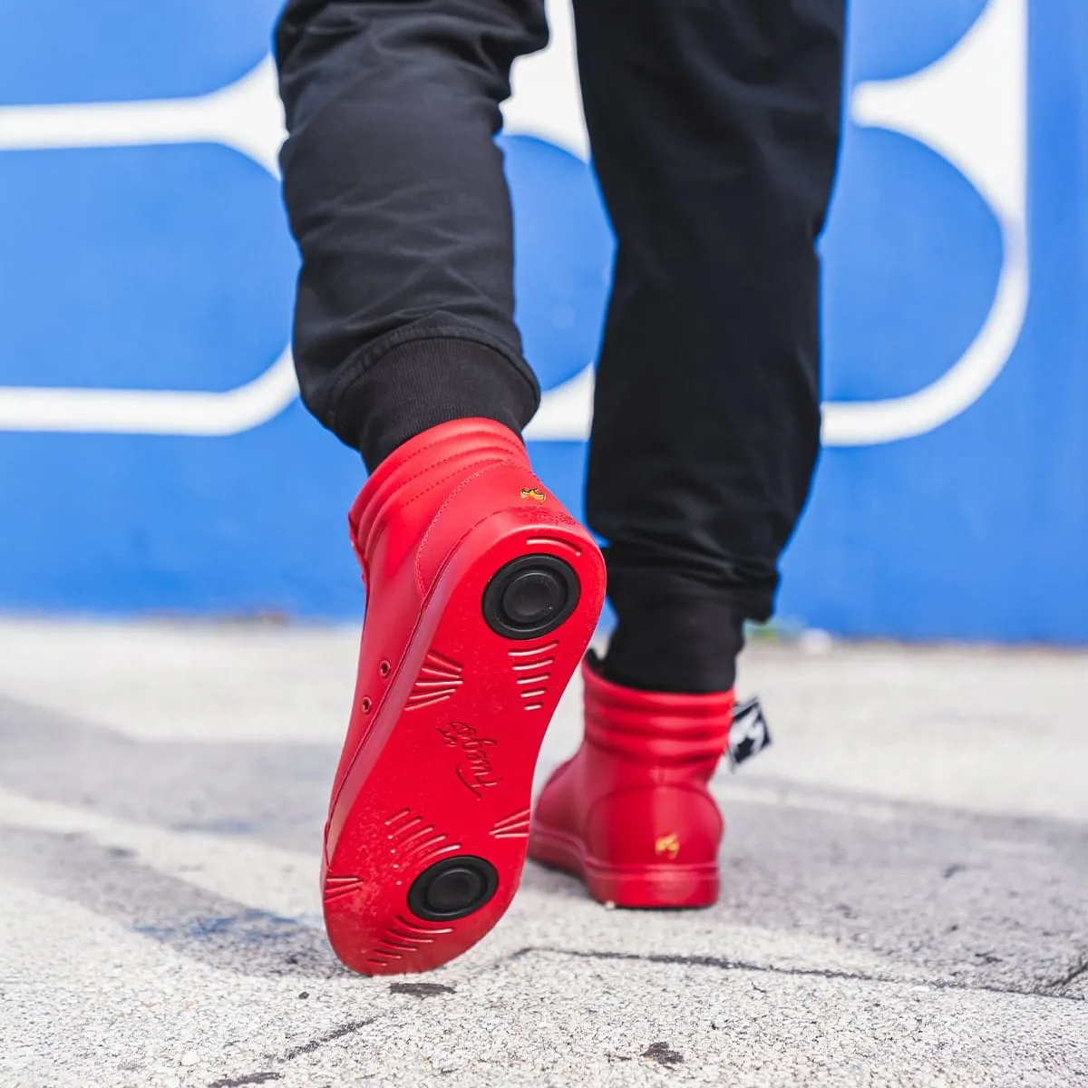 slim cut Fuego Dance Shoes Red | High-top (Collective)
