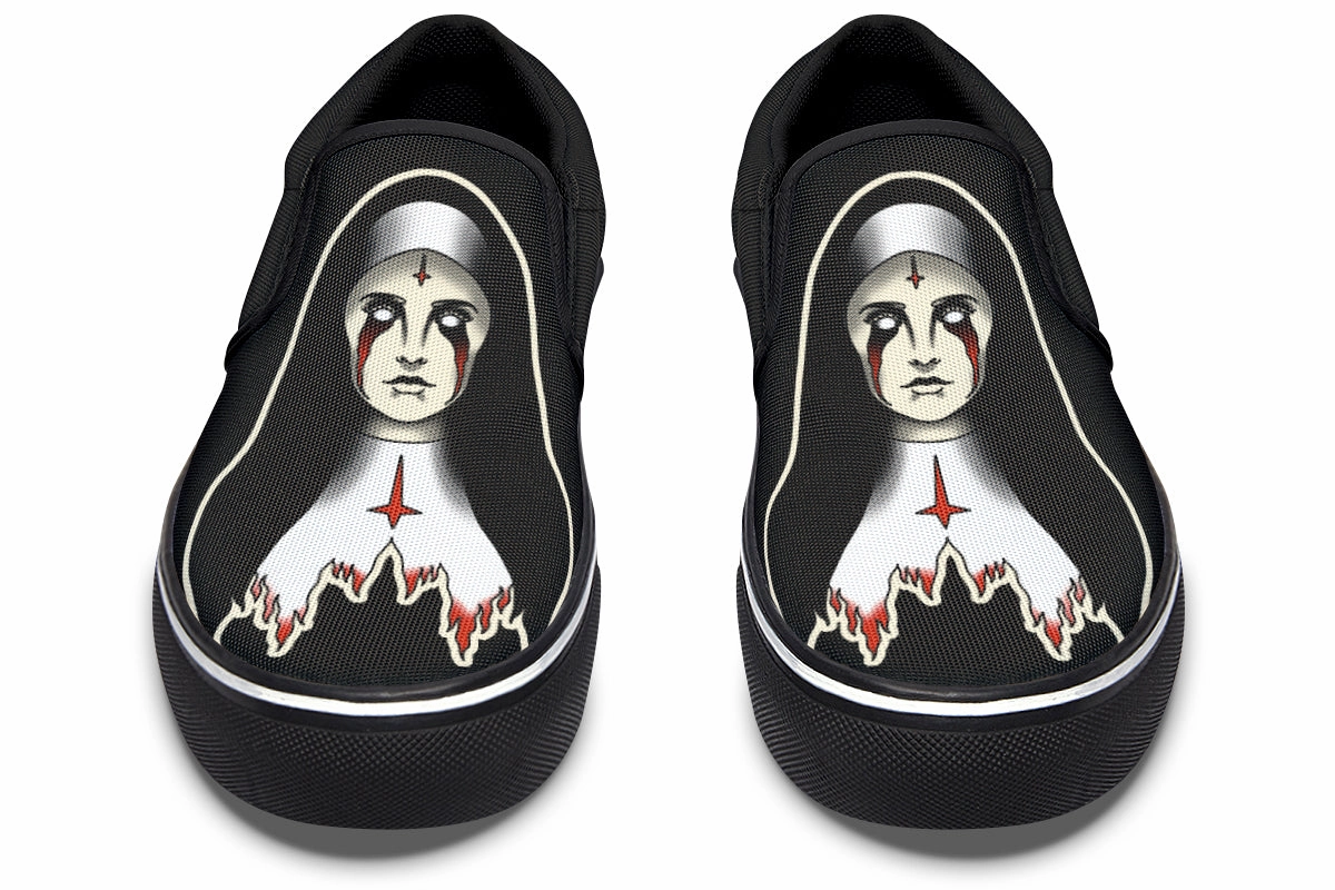 Media Pop Moist Guard The Nun Slip On Shoes