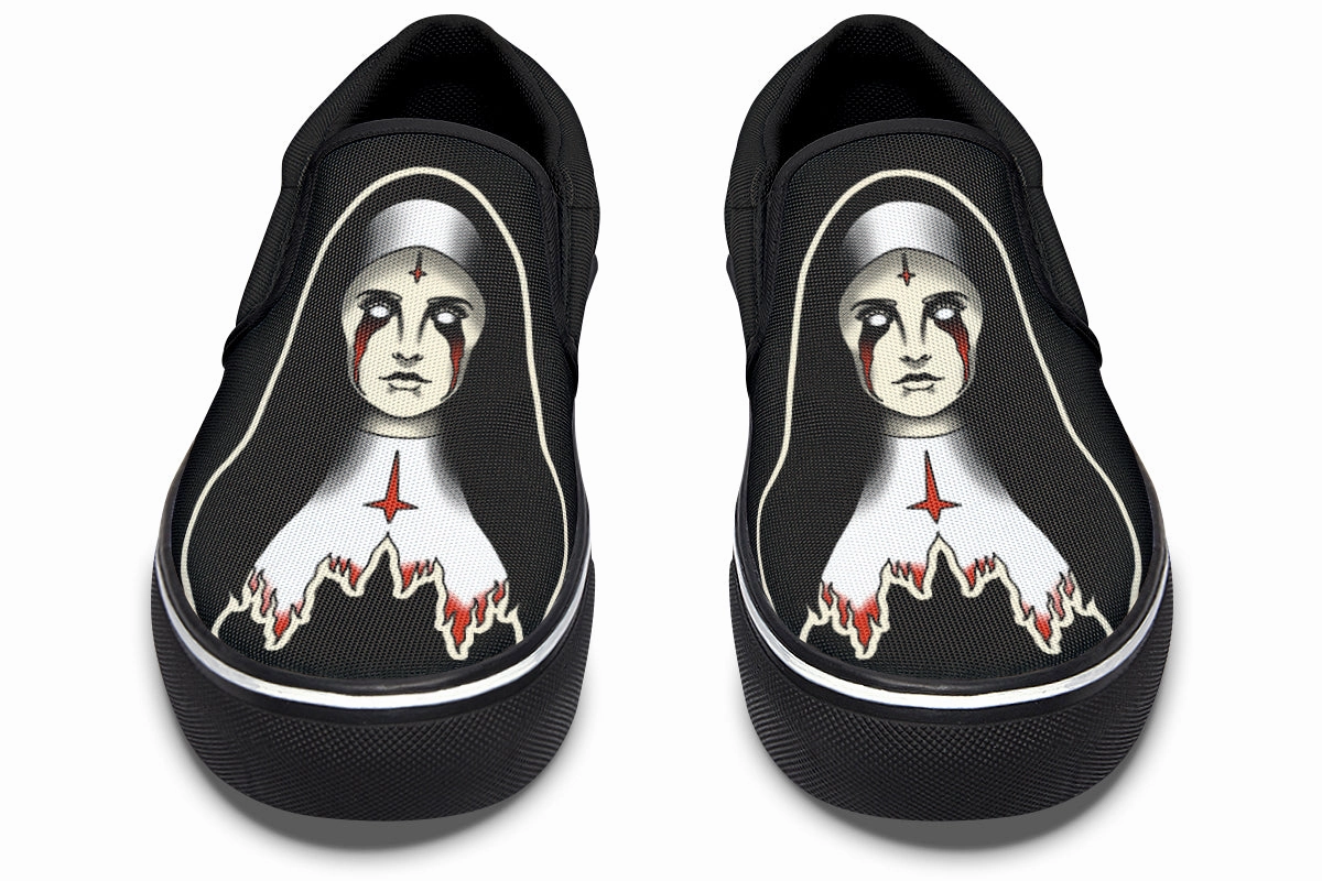 The Nun Slip On Shoes Japan Neat Power Base