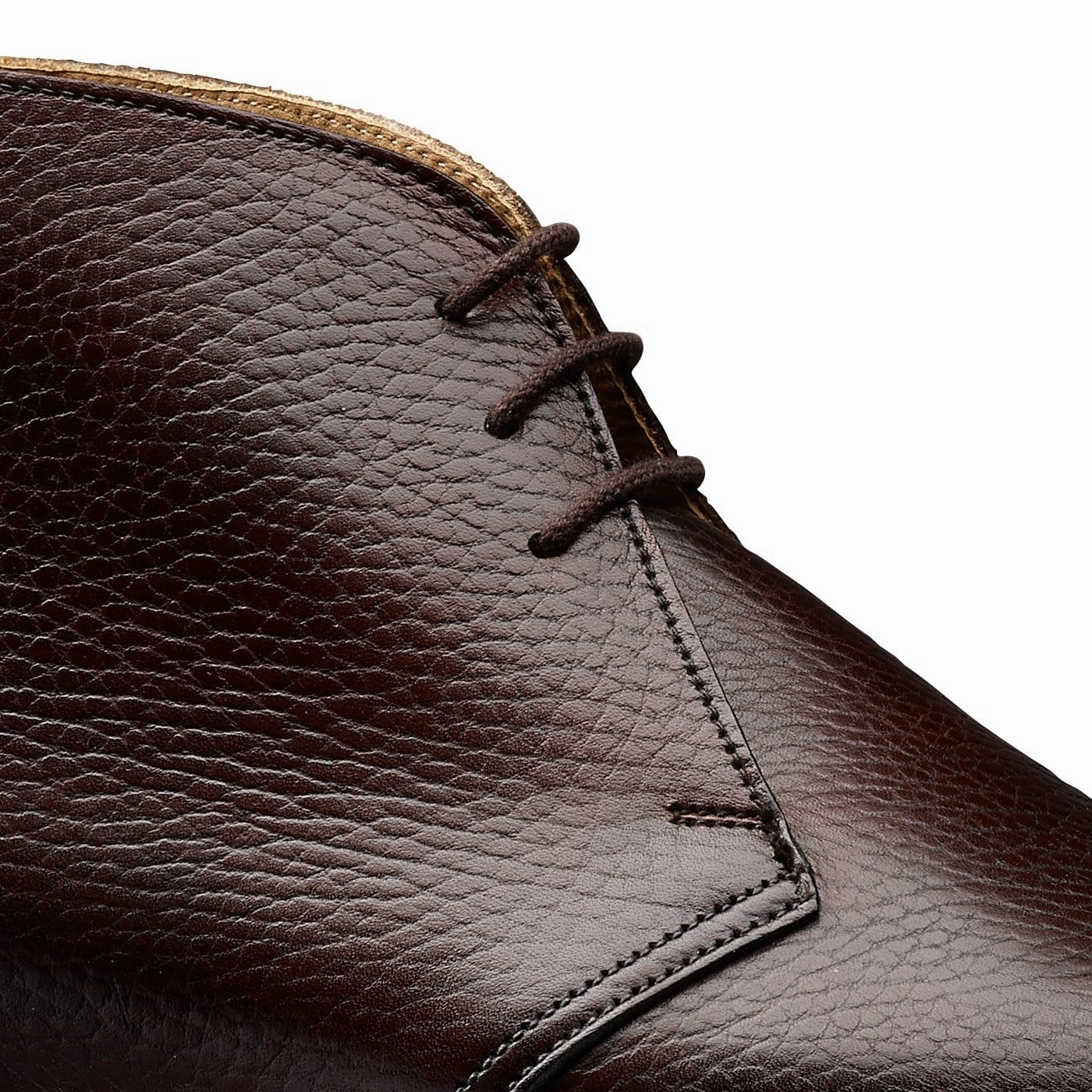 Metallic Accent Reliable Fit Brecon Dark Brown Country Calf