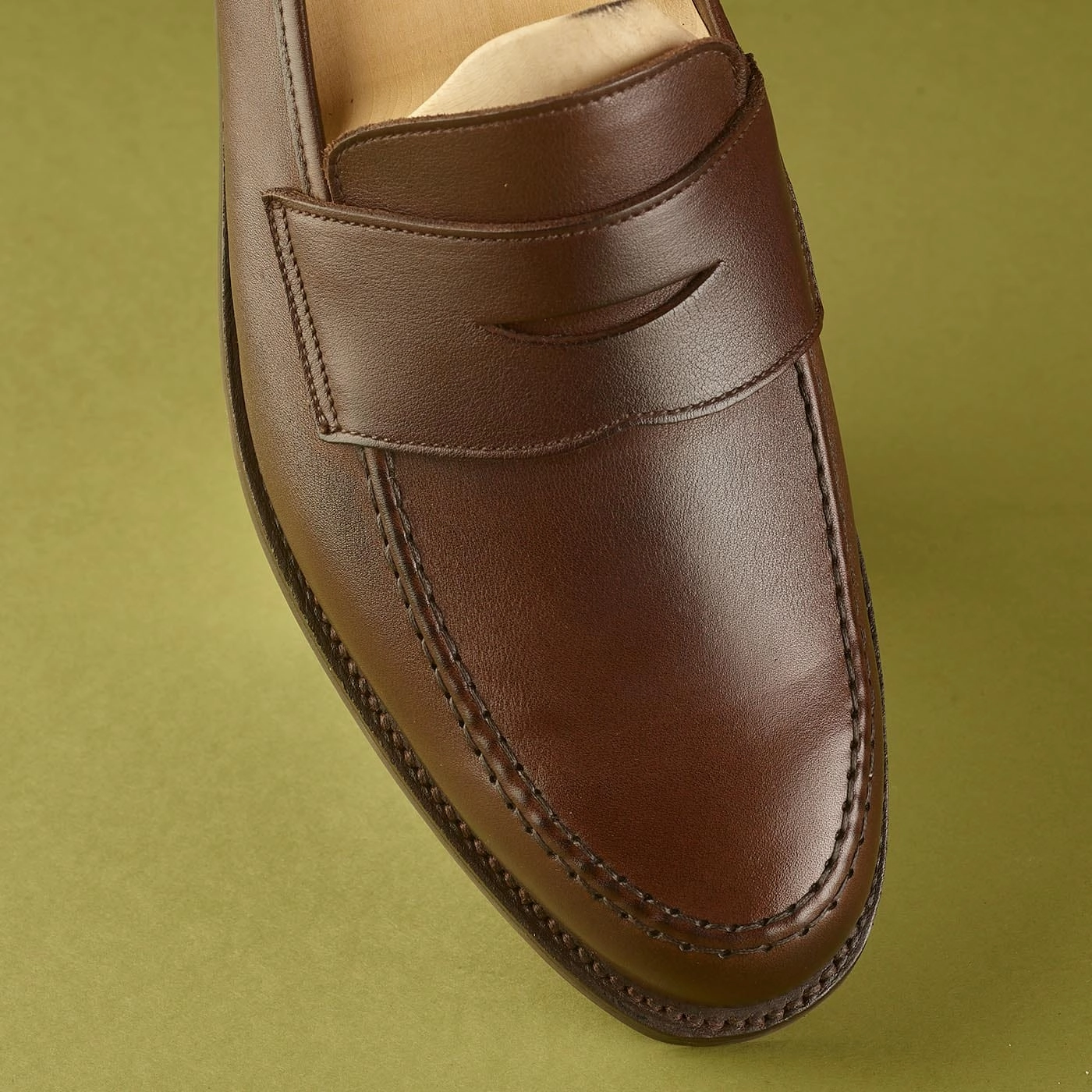 Master Cut Sharp Cut Harvard 2 Dark Brown Milled Calf