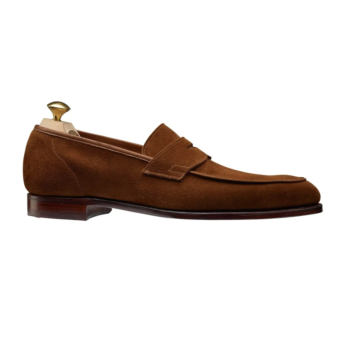 Wear resistant Shine Hold Cadogan Tobacco Calf Suede