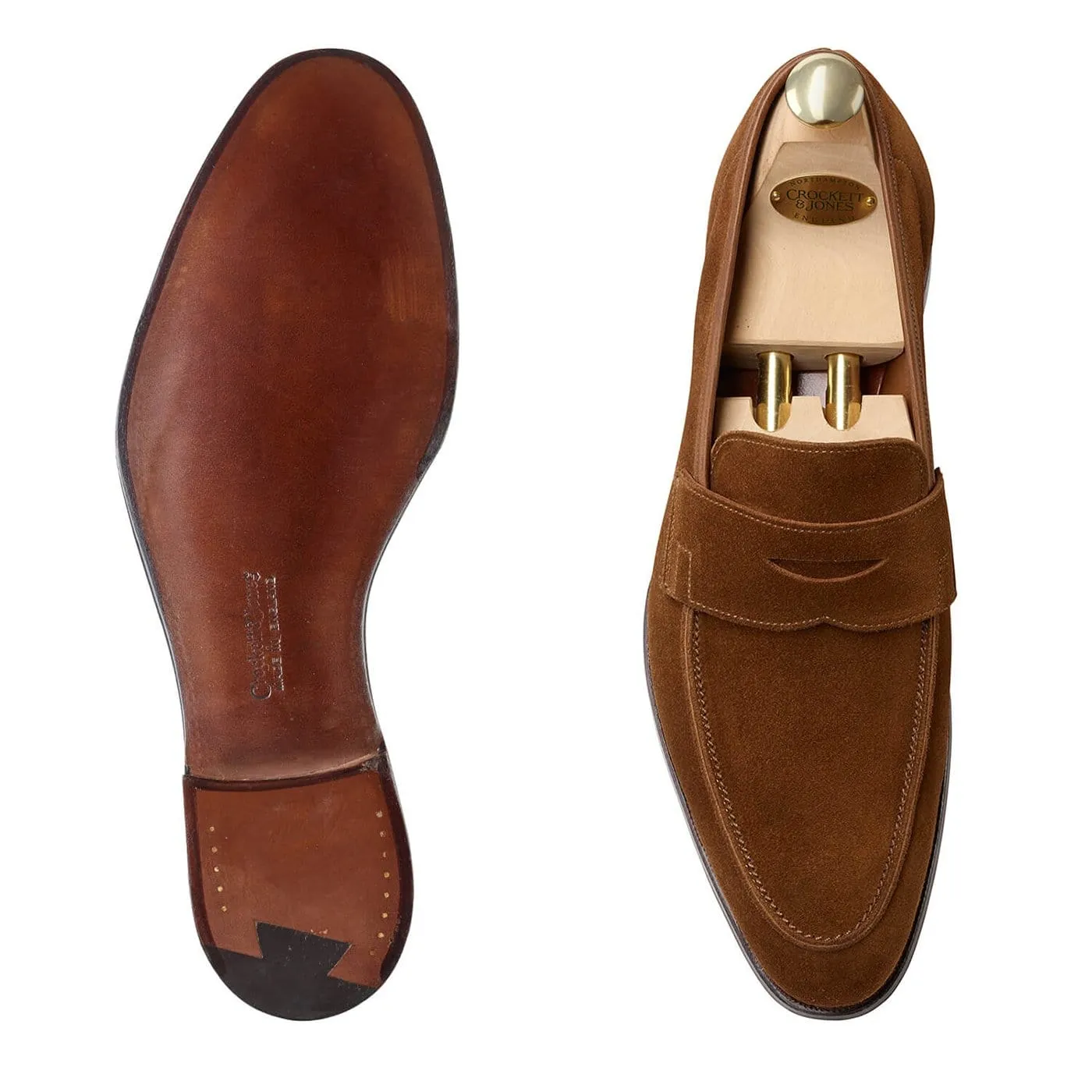 Union Shade Cadogan Tobacco Calf Suede