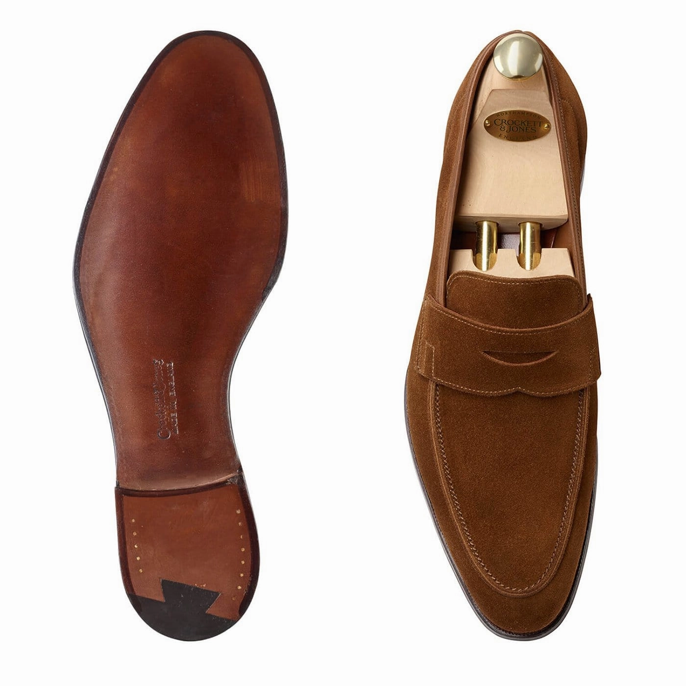 Union Shade Cadogan Tobacco Calf Suede