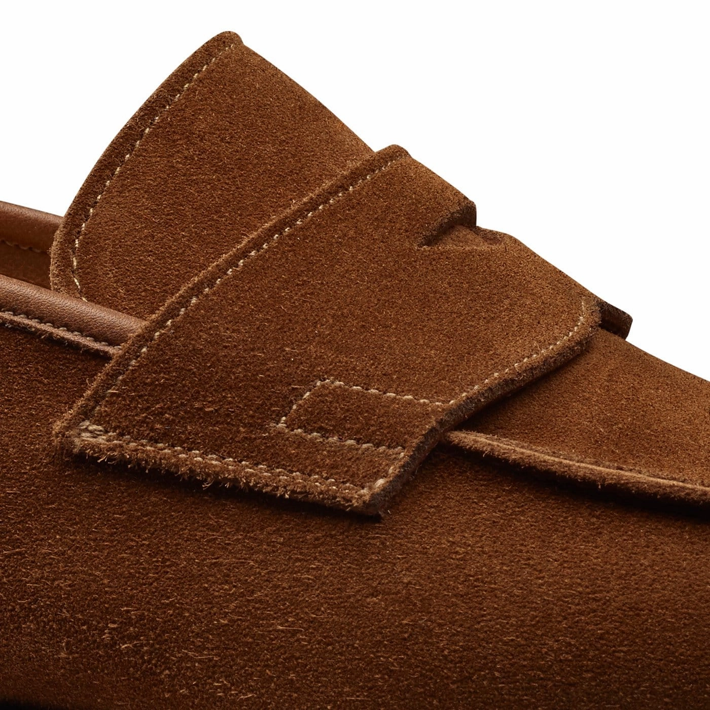Cadogan Tobacco Calf Suede Velvet Touch Matte Finish