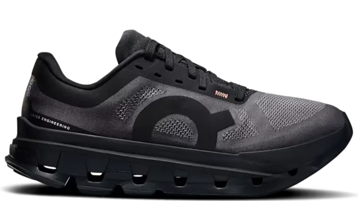 On Running Cloudflow 5 Black Black (Women's) Sweat Resistant Standing Workers