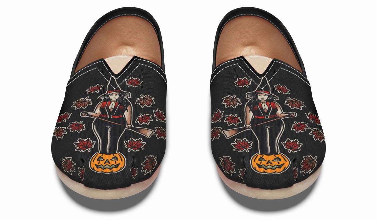 Fall Witch Casual Shoes Star Mood
