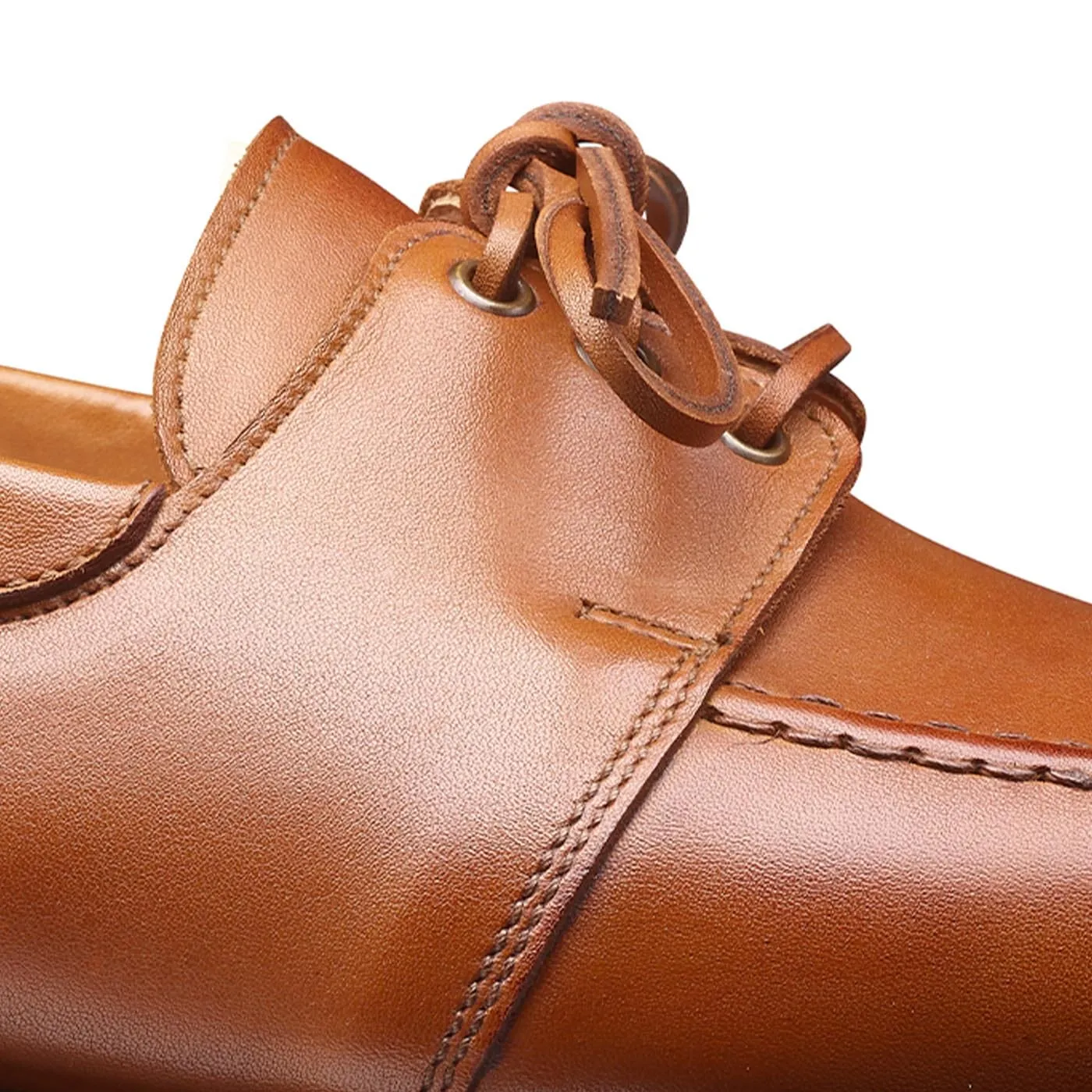 Mid Heel Quality craftsmanship Falmouth Tan Wax Calf