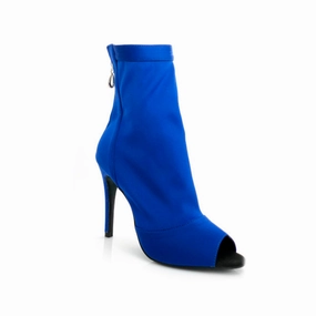 Shabina Solid Color (Vegan) - Stretch Lycra Sock Dance Booties (Street Sole) Fashionable