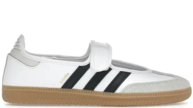 orthopedic adidas Samba Jane White Black Gum (Women's)