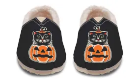 Pumpkin Cat Winter Casual Shoes Fit Lightweight Design