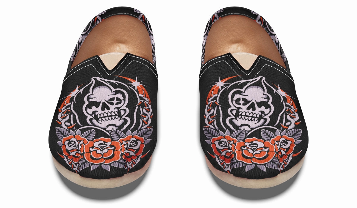 Reaper Roses Casual Shoes Dance Floor Race day