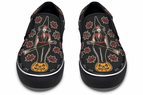 Fall Witch Slip On Shoes Care Ease