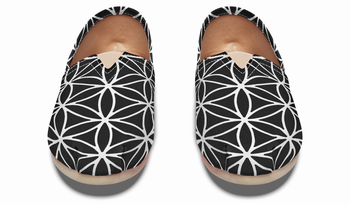 Flower Of Life Casual Shoes Retro Core Comfort Platform