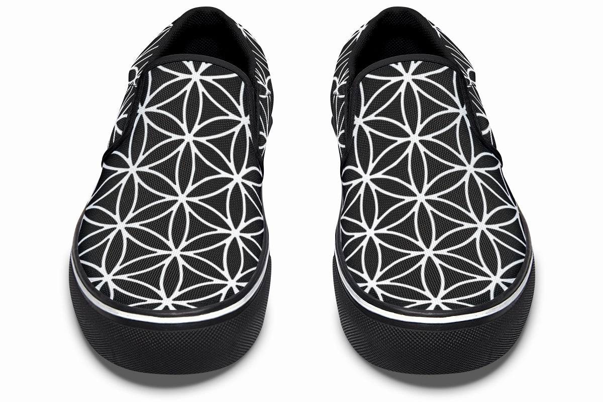 Flower Of Life Slip On Shoes Casual