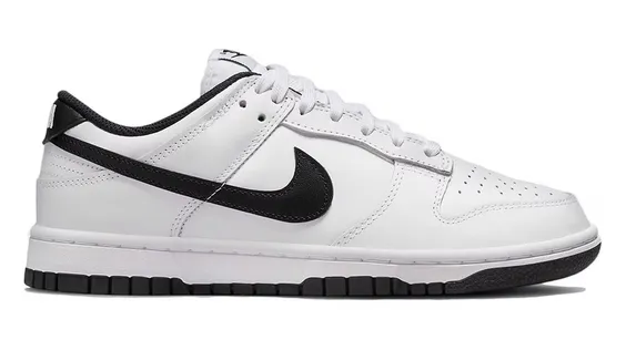 Nike Dunk Low White Black (2022) (W) Cross Road