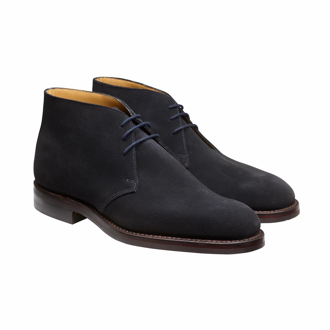 Secure And Comfortable Chiltern Navy Suede