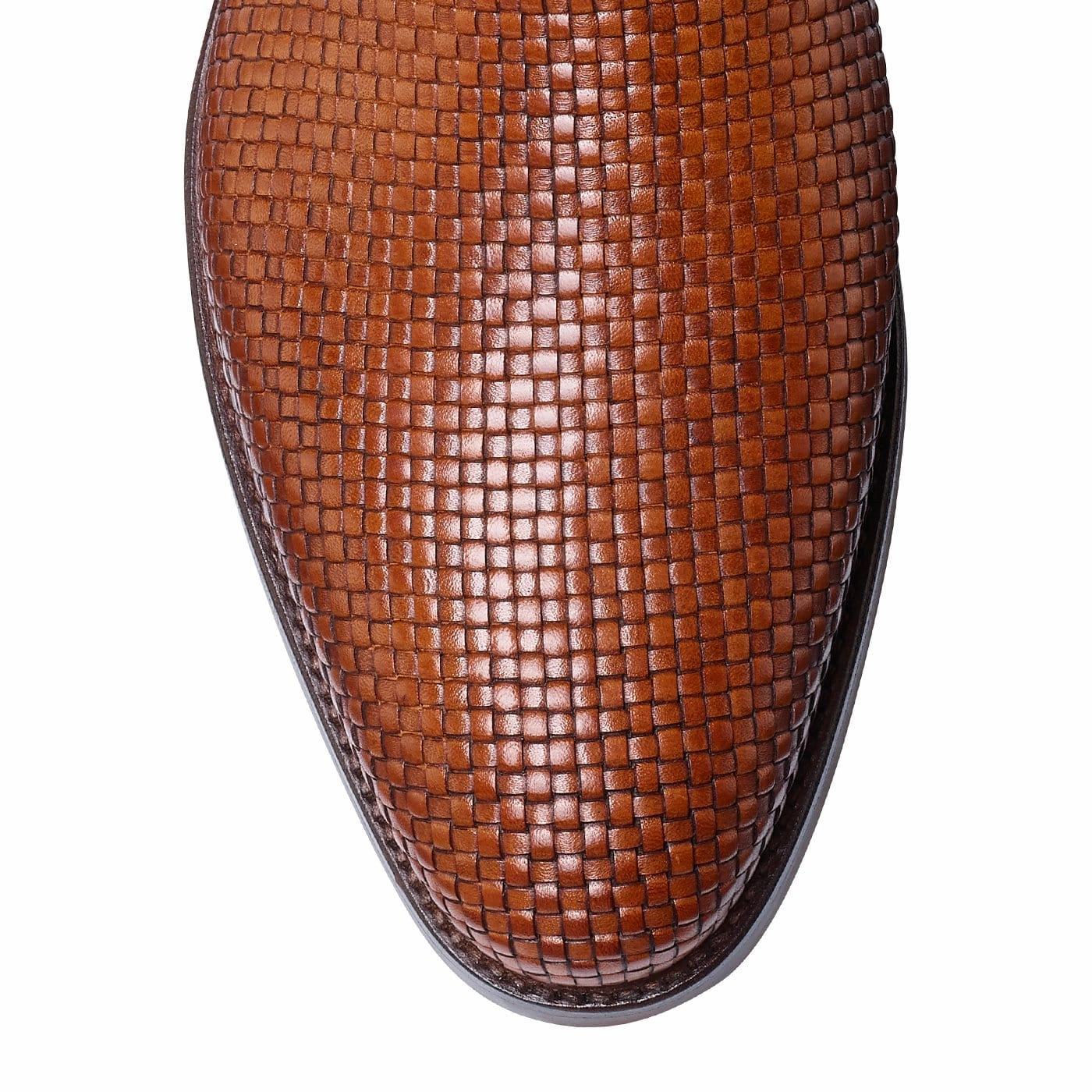Kensington Tan Woven Calf Ergonomic Design Matte Line