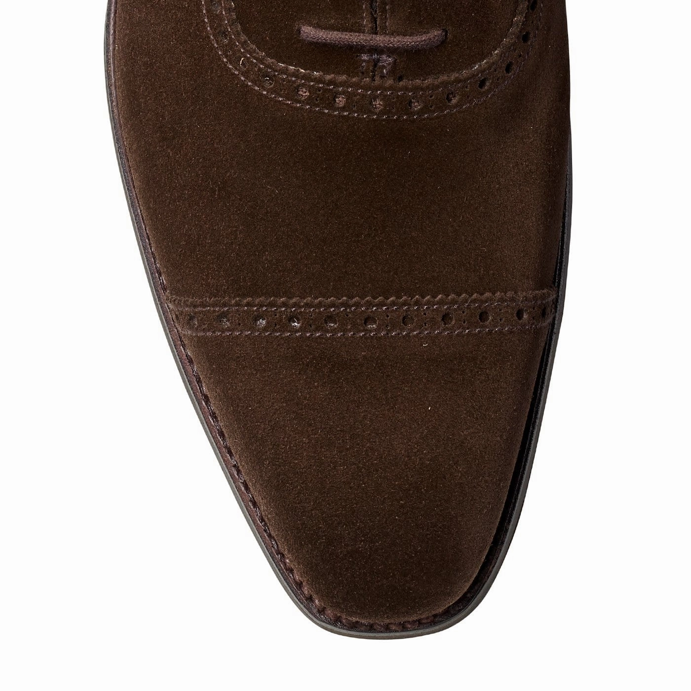 Westbourne Dark Brown Calf Suede Mid Cut Exact Fit