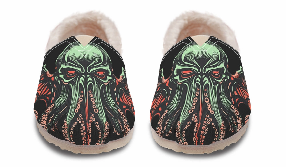 Canvas Cool Cthulhu Winter Casual Shoes
