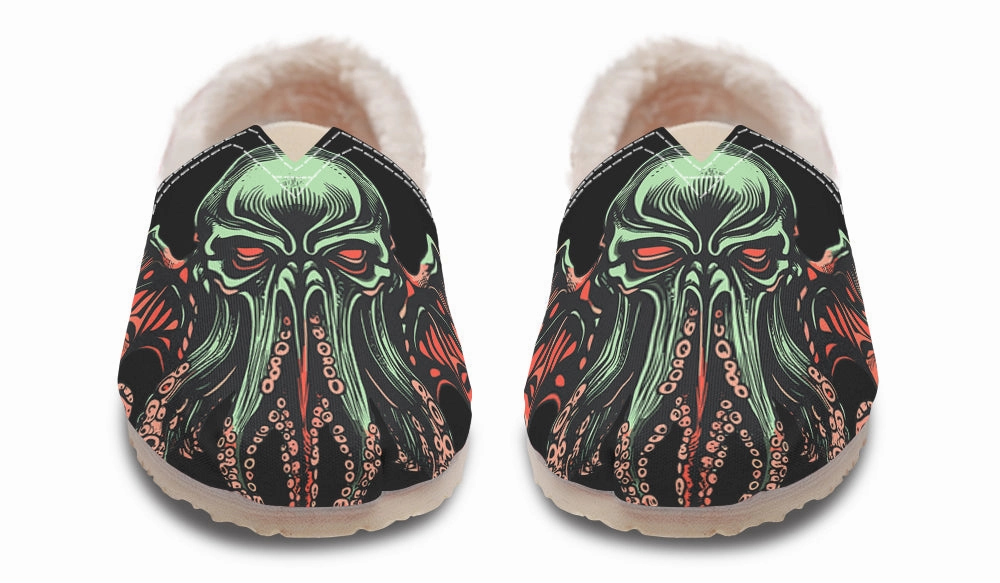 Antique Glow Cthulhu Winter Casual Shoes