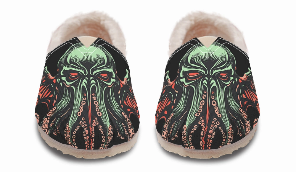 Antique Glow Cthulhu Winter Casual Shoes