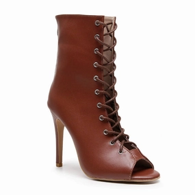 Sofiya True Nudes - Shade 7 Open Toe Latin Dance Bootie (Street Sole) Self Spark