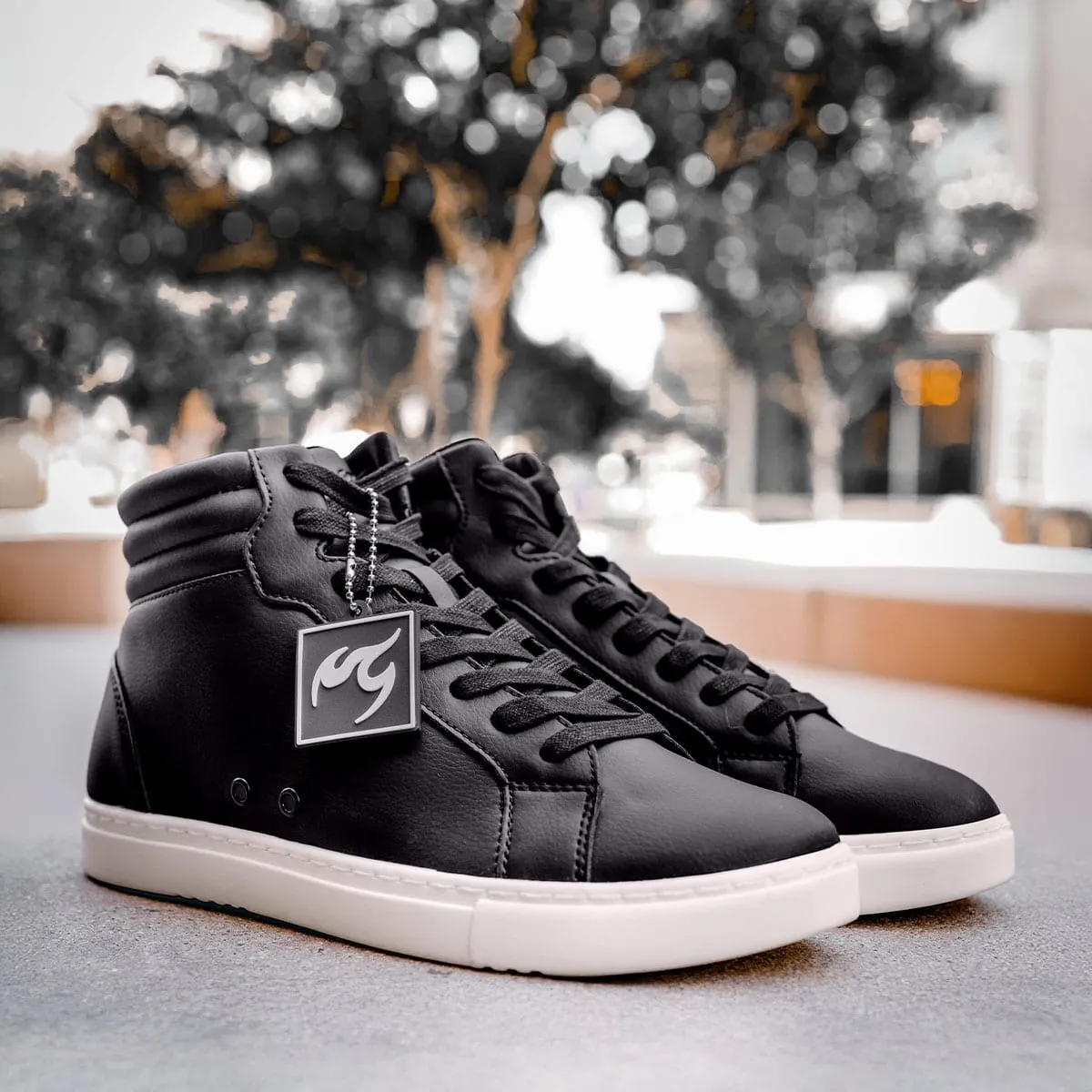 Fuego Dance Shoes Black | High-top (Collective) Soft Collar Form Retention