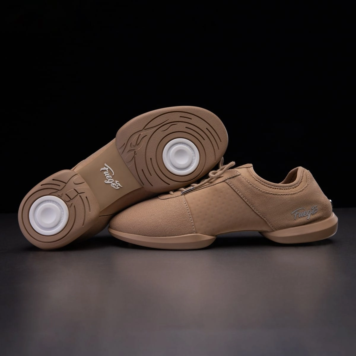 Fuego Dance Shoes - Split-sole | Latte (In-Store) Fashion Icon