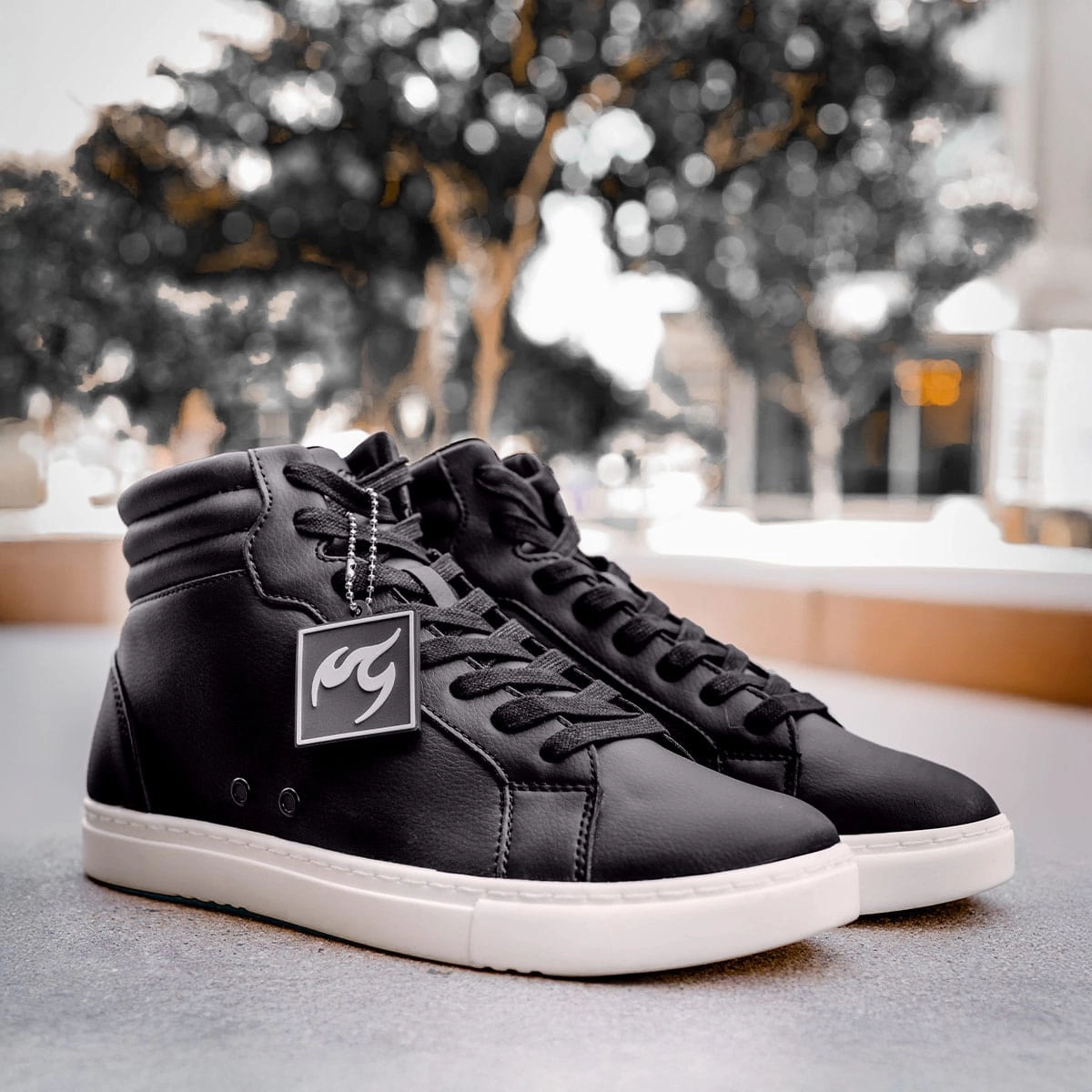Fuego Dance Shoes Black | High-top (Collective) Casual chic Suede Material