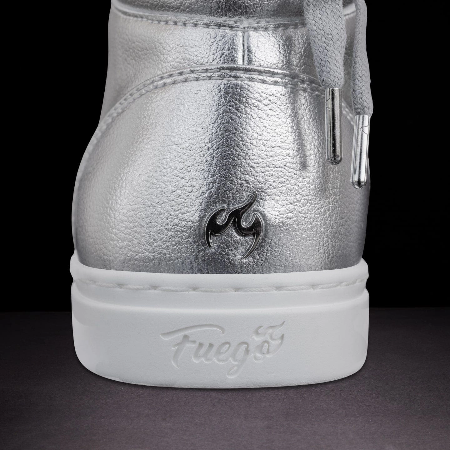 Fuego Dance Shoes Silver | High-top (Collective) Day To Night Style Stylish Sandals