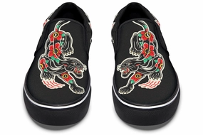 Furio Crawling Panther Slip On Shoes Easy To Clean