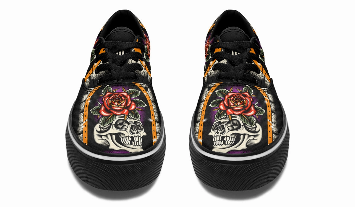 Furio Rose Skull Classic Shoes Work Secure fit